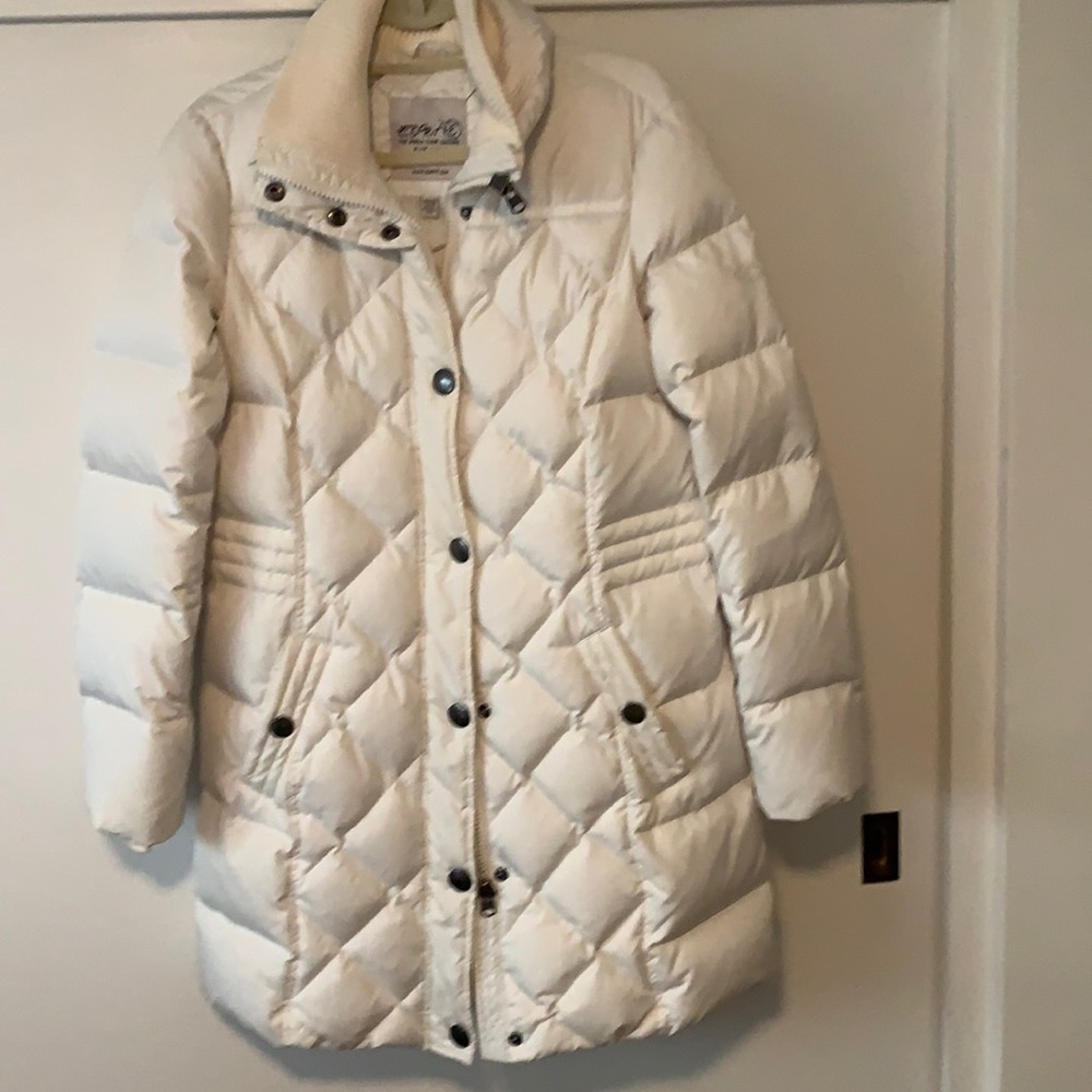 Esprit Off White Part Down Coat